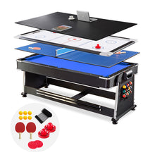 Load image into Gallery viewer, ActiveGo AirShot 4-IN-1 Pool, Air Hockey, Table Tennis Table