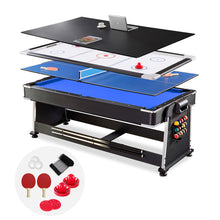Load image into Gallery viewer, ActiveGo AirShot 4-IN-1 Pool, Air Hockey, Table Tennis Table