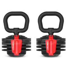 Load image into Gallery viewer, Cortex Revolock V2 48kg Pair Set Adjustable Steel Dumbbell Barbell Kettlebell All-in-One