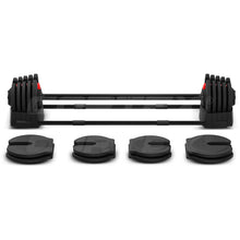 Load image into Gallery viewer, Cortex Revolock V2 80kg Pair Set Adjustable Steel Dumbbell Barbell All-in-One