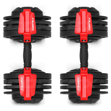 Load image into Gallery viewer, Cortex Revolock V2 80kg Pair Set Adjustable Steel Dumbbell Barbell All-in-One