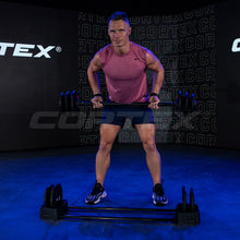 Load image into Gallery viewer, Cortex Revolock V2 80kg Pair Set Adjustable Steel Dumbbell Barbell All-in-One