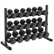Load image into Gallery viewer, Cortex 360kg Hex Dumbbell Set with Stand (9 pairs, 10-30kg)