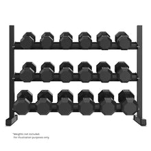 Load image into Gallery viewer, Cortex Hex Dumbbell Stand (3 Tier)