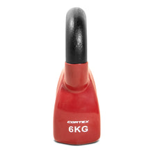Load image into Gallery viewer, Cortex 6kg BodyCurve Vinyl Coated Kettlebell