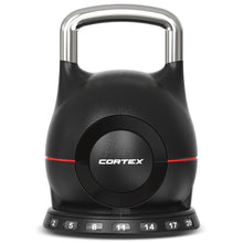 Load image into Gallery viewer, Cortex 7-in-1 RevoLock Quick Adjust 20kg Kettlebell