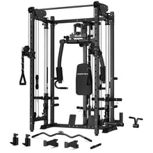 Load image into Gallery viewer, PR-5 Folding Power Rack with 100kg Olympic Tri-Grip Weight, Bar and Bench Set