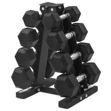 Load image into Gallery viewer, Cortex Hex Dumbbell 56kg Set with Stand (4, 6, 8, 10kg Pairs)