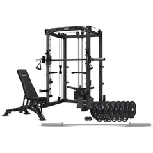 Load image into Gallery viewer, Cortex SM20 Smith Station with 130kg Olympic Bumper Weight, Bar and Bench Set