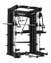 Load image into Gallery viewer, Cortex SM26 Multi Gym (Dual Stack Functional Trainer, Smith Machine, Half Rack)