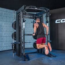 Load image into Gallery viewer, Cortex SM26 Multi Gym (Dual Stack Functional Trainer, Smith Machine, Half Rack)