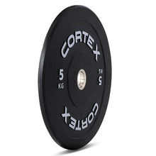 Load image into Gallery viewer, Cortex Black Series V3 Rubber Olympic Bumper Plate 50mm 5kg (2 Pack)