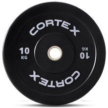 Load image into Gallery viewer, Cortex Black Series V3 Rubber Olympic Bumper Plate 50mm 10kg (2 Pack)