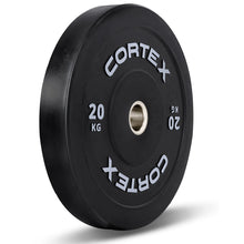 Load image into Gallery viewer, Cortex Black Series V3 Rubber Olympic Bumper Plate Set B 100kg (Plates)