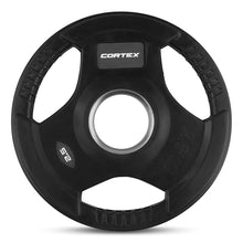 Load image into Gallery viewer, Cortex Tri-Grip V2 Rubber Olympic Plate 2.5kg (2 Pack)