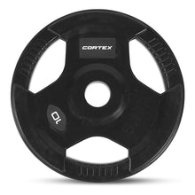 Load image into Gallery viewer, Cortex Tri-Grip V2 Rubber Olympic Plate 10kg (2 Pack)