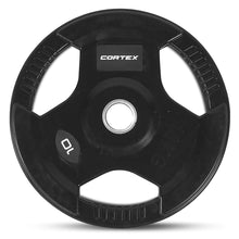 Load image into Gallery viewer, Cortex Tri-Grip V2 Rubber Olympic Plate 10kg (2 Pack)
