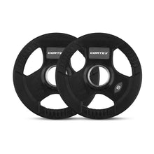 Load image into Gallery viewer, Cortex Tri-Grip V2 Rubber Olympic Plate Set C 45kg (Dumbbell)