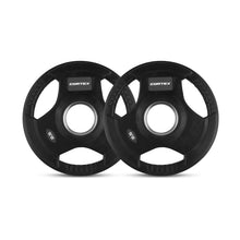 Load image into Gallery viewer, Cortex Tri-Grip V2 Rubber Olympic Plate Set E 45kg (Curl Bar)