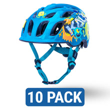 Load image into Gallery viewer, Kali Chakra Child Kids Helmet - Monsters Blue XS (46-48cm) (10 Pack)