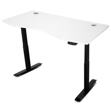 Load image into Gallery viewer, WalkingPad C2 Treadmill + ErgoDesk Automatic Standing Desk 1500mm in White/Black + Cable Management Tray