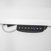 Load image into Gallery viewer, WalkingPad C2 Treadmill + ErgoDesk Automatic Standing Desk 1500mm in White/Black + Cable Management Tray