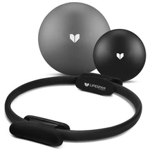Load image into Gallery viewer, Lifespan Fitness 38cm Pilates Ring + 15cm Small &amp; 22cm Medium Pilates Ball