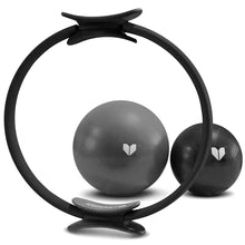 Load image into Gallery viewer, Lifespan Fitness 38cm Pilates Ring + 15cm Small &amp; 22cm Medium Pilates Ball