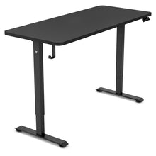 Load image into Gallery viewer, ErgoDesk Electric Standing Desk 140cm (Black/Black)
