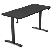 Load image into Gallery viewer, ErgoDesk Electric Standing Desk 140cm (Black/Black)
