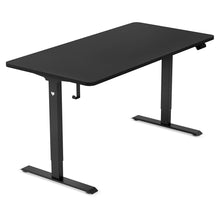 Load image into Gallery viewer, ErgoDesk Electric Standing Desk 160cm (Black/Black)