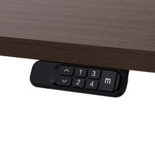 Load image into Gallery viewer, ErgoDesk Electric Standing Desk 160cm (Walnut/Black)