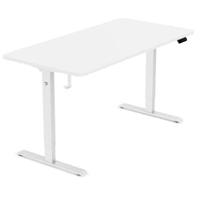 Load image into Gallery viewer, ErgoDesk Electric Standing Desk 160cm (White/White)