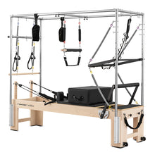 Load image into Gallery viewer, Lifespan Fitness Contour Cadillac Pilates Reformer with Full Trapeze Table (Black)