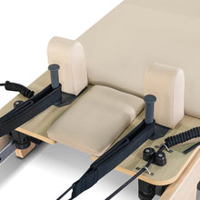 Load image into Gallery viewer, Lifespan Fitness Contour Folding Wooden Pilates Reformer Machine Set (Beige)