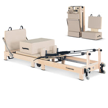 Load image into Gallery viewer, Lifespan Fitness Contour Folding Wooden Pilates Reformer Machine Set (Beige)