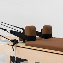 Load image into Gallery viewer, Lifespan Fitness Contour 2 Folding Wood Pilates Reformer Set (Espresso)