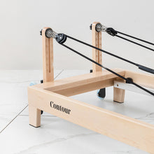 Load image into Gallery viewer, Lifespan Fitness Contour 2 Folding Wood Pilates Reformer Set (Espresso)