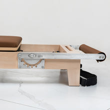 Load image into Gallery viewer, Lifespan Fitness Contour 2 Folding Wood Pilates Reformer Set (Espresso)