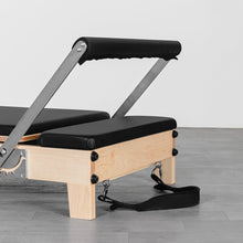 Load image into Gallery viewer, Lifespan Fitness Contour Folding Wooden Pilates Reformer Machine Set (Black)