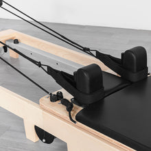 Load image into Gallery viewer, Lifespan Fitness Contour Folding Wooden Pilates Reformer Machine Set (Black)