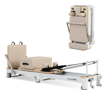 Load image into Gallery viewer, Lifespan Fitness Contour Pro Folding Aluminum Pilates Reformer Bed Set (Beige)