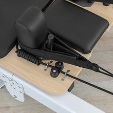Load image into Gallery viewer, Lifespan Fitness Contour Pro Folding Aluminum Pilates Reformer Bed Set (Black)
