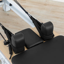 Load image into Gallery viewer, Lifespan Fitness Contour Pro Folding Aluminum Pilates Reformer Bed Set (Black)