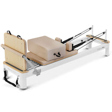 Load image into Gallery viewer, Lifespan Fitness Contour Pro Aluminum Pilates Reformer Bed Set (Beige)