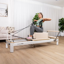 Load image into Gallery viewer, Lifespan Fitness Contour Pro Aluminum Pilates Reformer Bed Set (Beige)