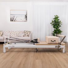 Load image into Gallery viewer, Lifespan Fitness Contour Pro Aluminum Pilates Reformer Bed Set (Beige)