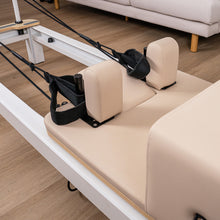 Load image into Gallery viewer, Lifespan Fitness Contour Pro Aluminum Pilates Reformer Bed Set (Beige)