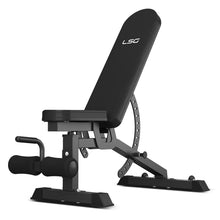 Load image into Gallery viewer, LSG GRK-110 with FID Bench, 90kg Olympic Weights - Barbell and Rubber Tri-Grip Plates