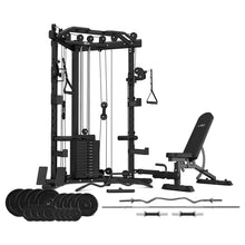 Load image into Gallery viewer, LSG GRK-110 with FID Bench, 90kg Endurashell Weight and Bar Set
